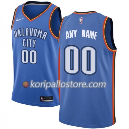 Oklahoma City Thunder Custom Nike 2017-18 Sininen Miesten Pelipaidat Swingman 